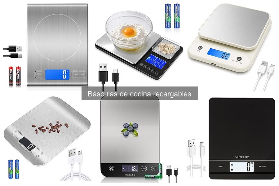 Cómo usar una báscula de cocina recargable correctamente
