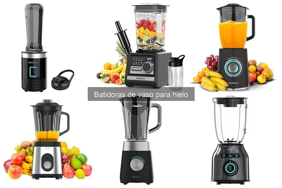 Cómo usar una batidora de vaso para hielo de forma correcta