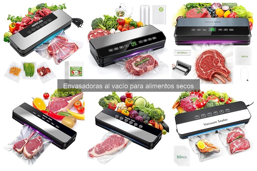 Cómo usar una envasadora al vacío para alimentos secos