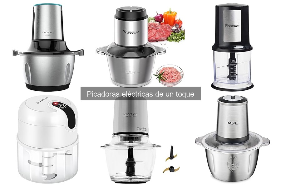 Cómo usar una picadora eléctrica de un toque correctamente