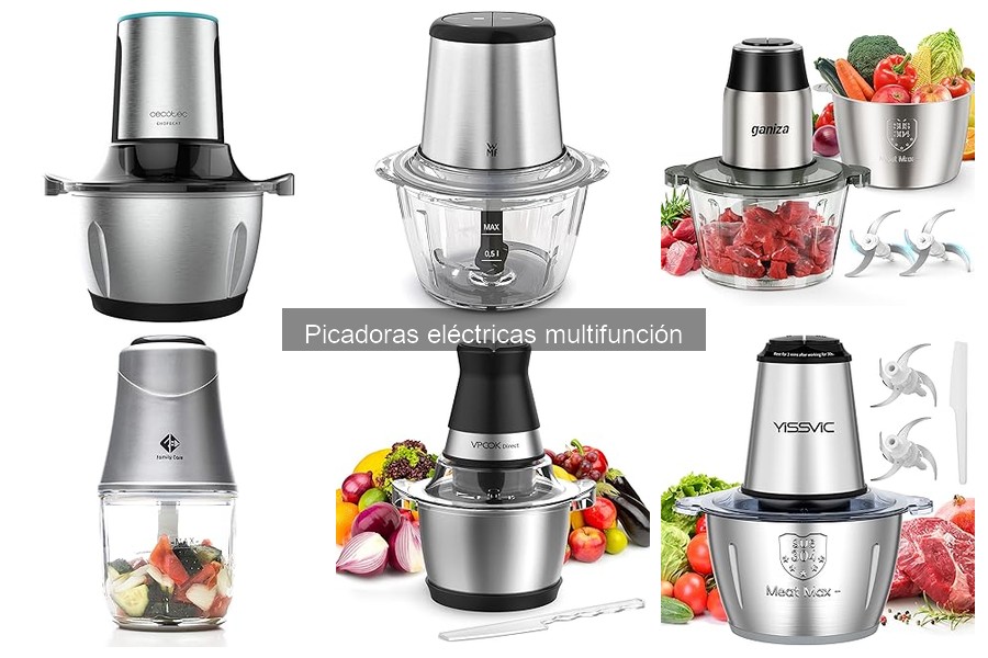 Cómo usar una picadora eléctrica multifunción eficazmente