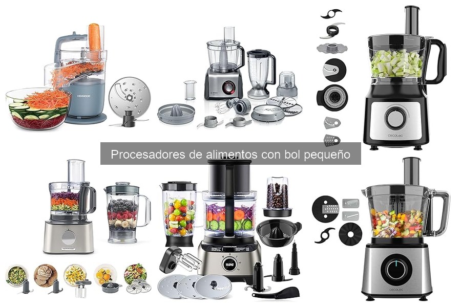 Cómo utilizar un procesador de alimentos con bol pequeño