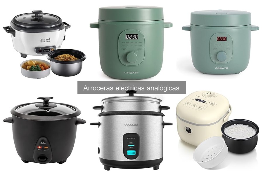 Comparativa Arroceras Eléctricas: Analógicas vs. Digitales
