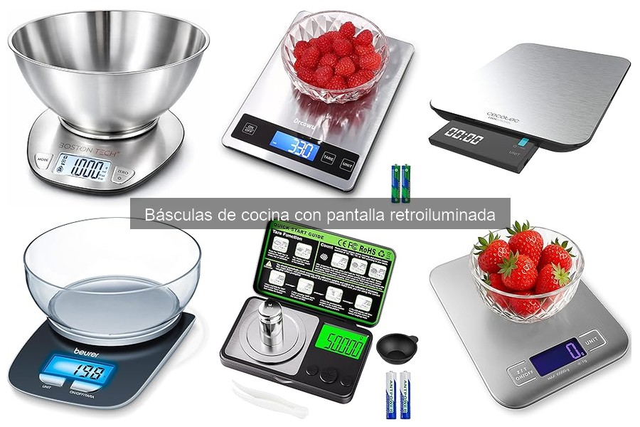 Comparativa: Básculas de cocina analógicas vs digitales retroiluminadas