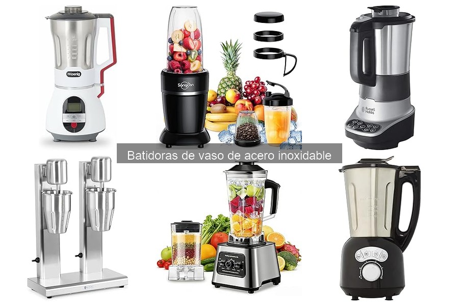 Comparativa: Batidoras de Vaso de Acero Inoxidable vs Plástico