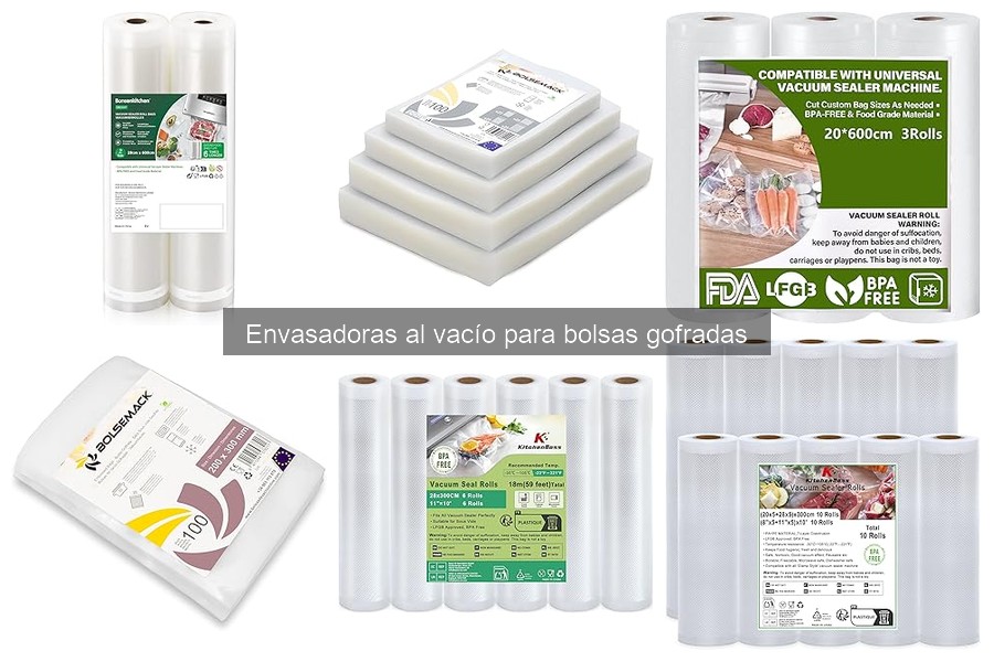 Comparativa: Bolsas gofradas vs. bolsas normales para envasadoras