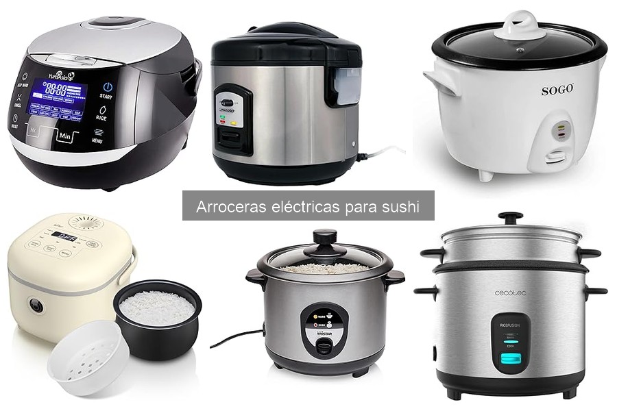 Comparativa de Arroceras Eléctricas para Sushi en 2023