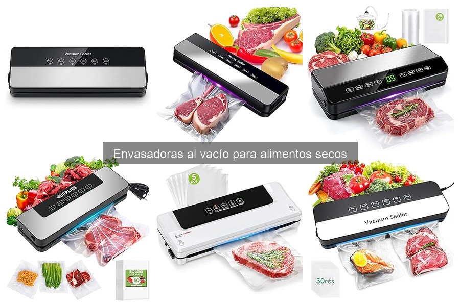 Comparativa de Envasadoras al Vacío para Alimentos Secos