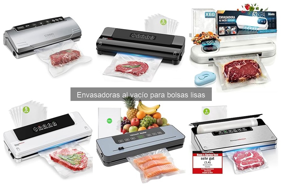 Comparativa de Envasadoras al Vacío para Bolsas Lisas