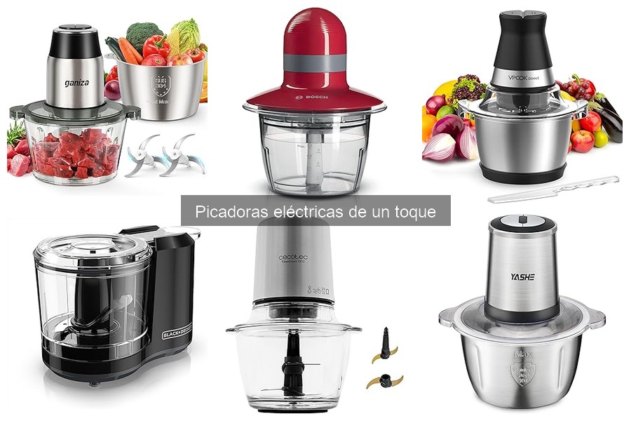 Comparativa de las Mejores Picadoras Eléctricas de Un Toque
