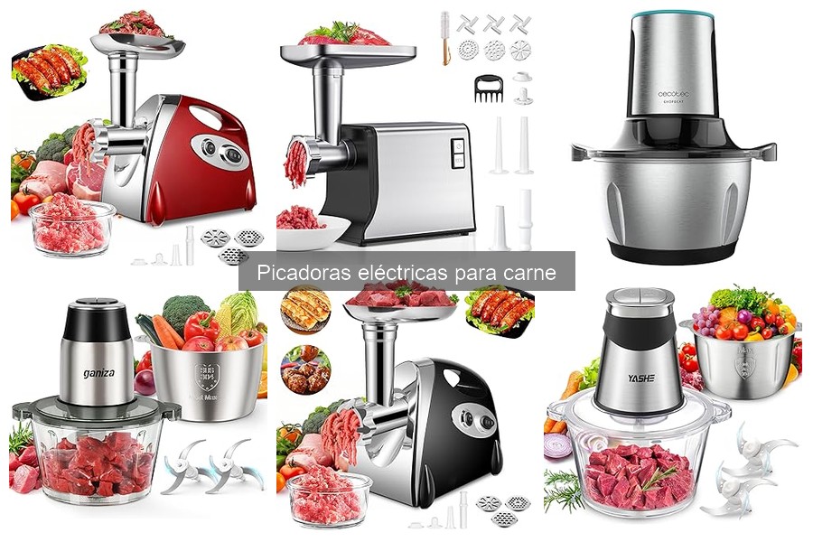 Comparativa de las Mejores Picadoras Eléctricas para Carne