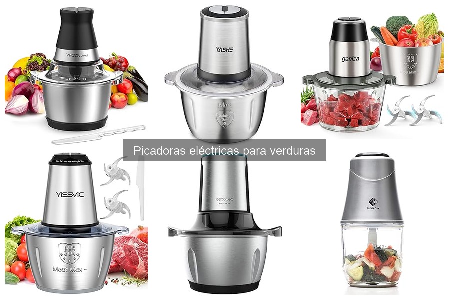 Comparativa de las Mejores Picadoras Eléctricas para Verduras