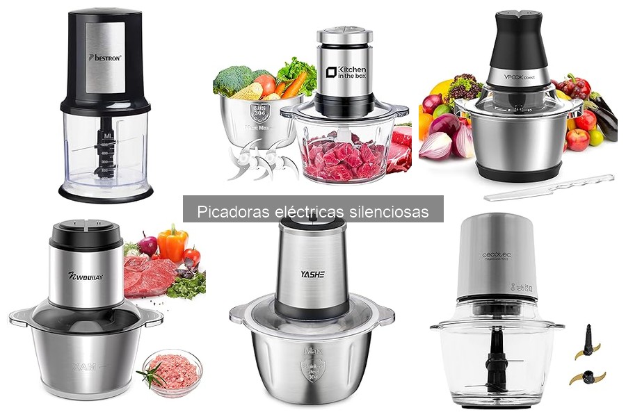 Comparativa de las Mejores Picadoras Eléctricas Silenciosas 2023