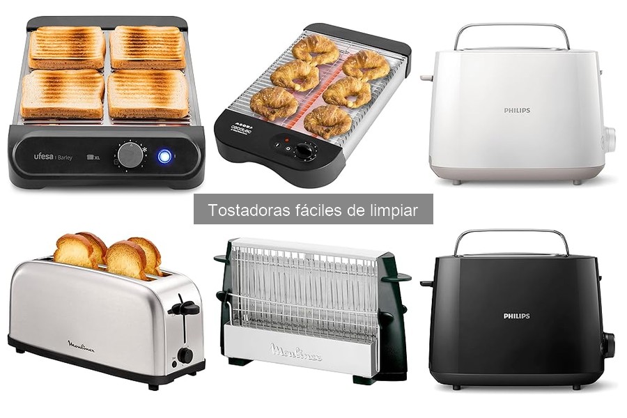 Comparativa de las Mejores Tostadoras Fáciles de Limpiar 2023