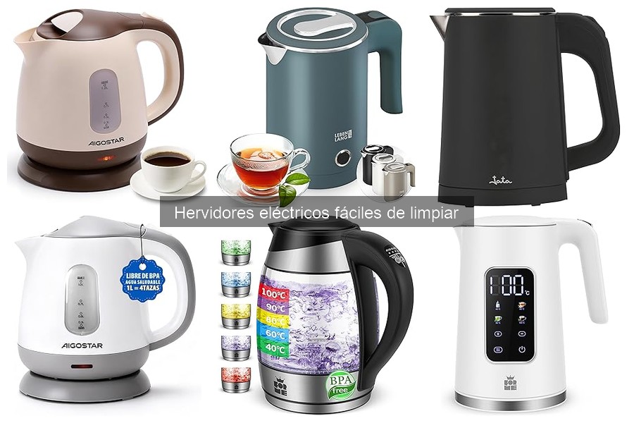 Comparativa de los Mejores Hervidores Eléctricos Fáciles de Limpiar