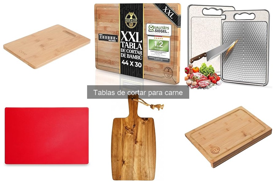 Comparativa de materiales en tablas de cortar para carne