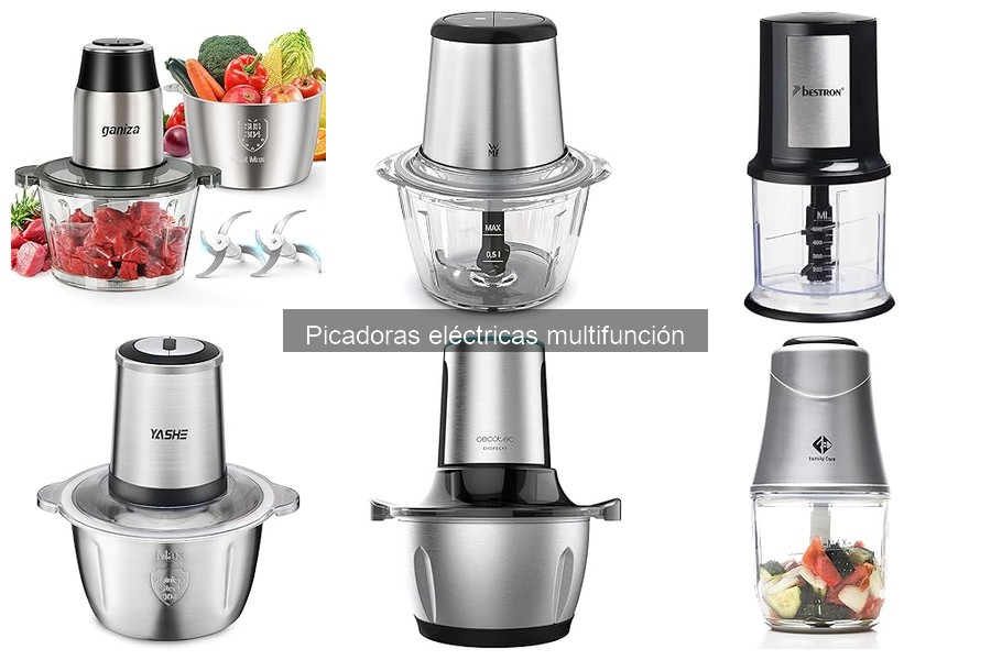Comparativa de Picadoras Eléctricas Multifunción