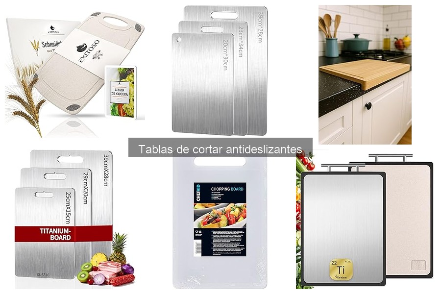 Comparativa de precios tablas de cortar antideslizantes en Amazon