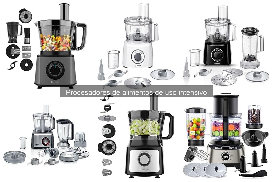 Comparativa de Procesadores de Alimentos de Uso Intensivo