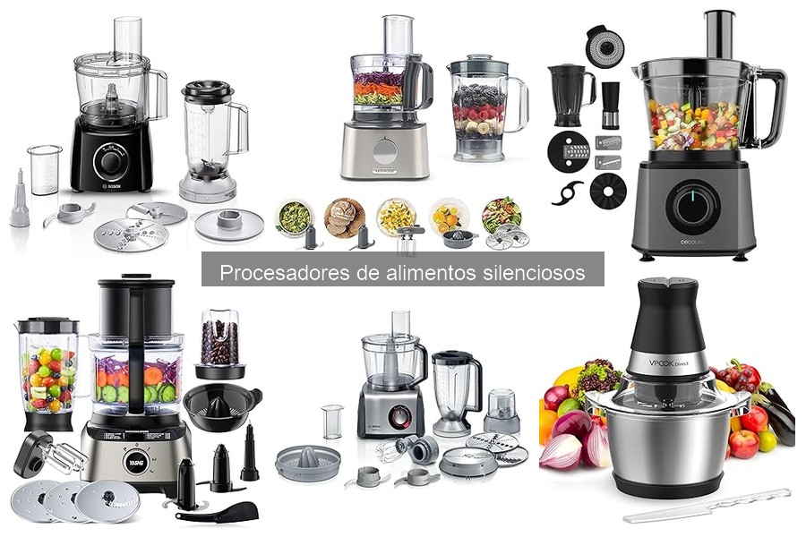 Comparativa de Procesadores de Alimentos Silenciosos para Negocios