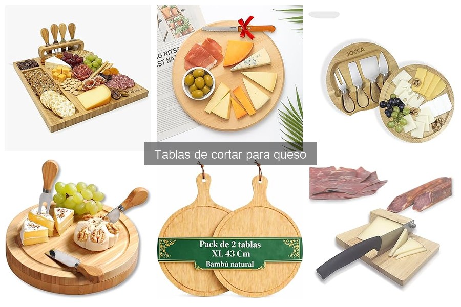 Comparativa de Tablas de Cortar para Queso: Madera vs Plástico