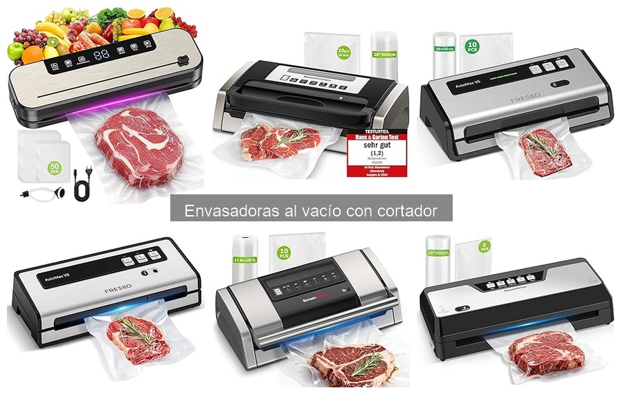 Comparativa: Envasadoras al vacío con y sin cortador