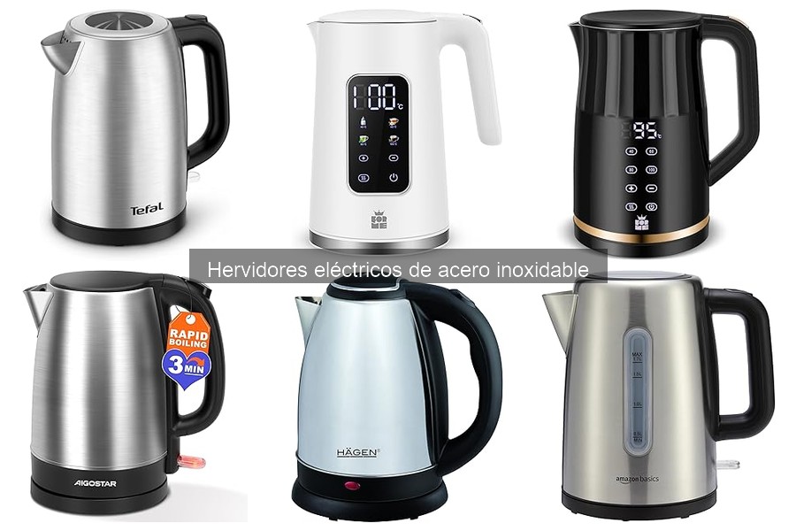Comparativa: Hervidores eléctricos de acero inoxidable vs plástico