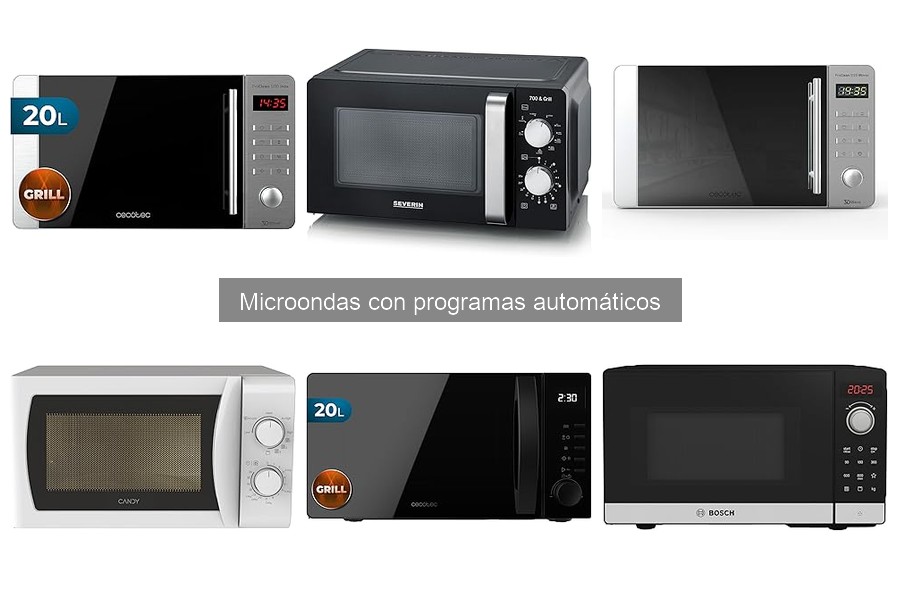 Comparativa Microondas: Automáticos vs Convencionales