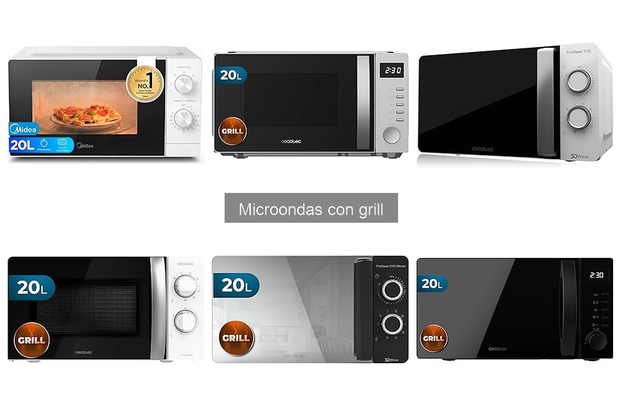 Comparativa: Microondas con Grill vs Sin Grill