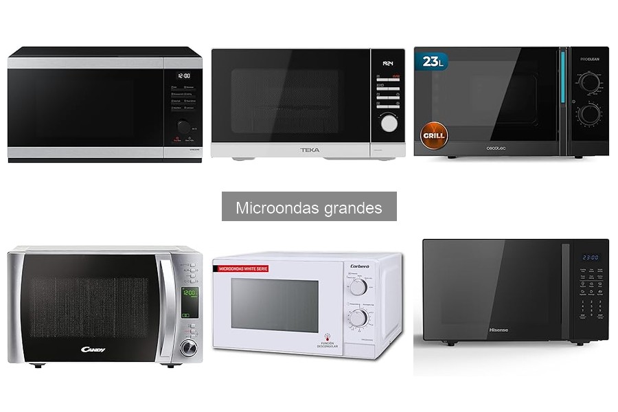 Comparativa: Microondas grandes vs Hornos Convencionales