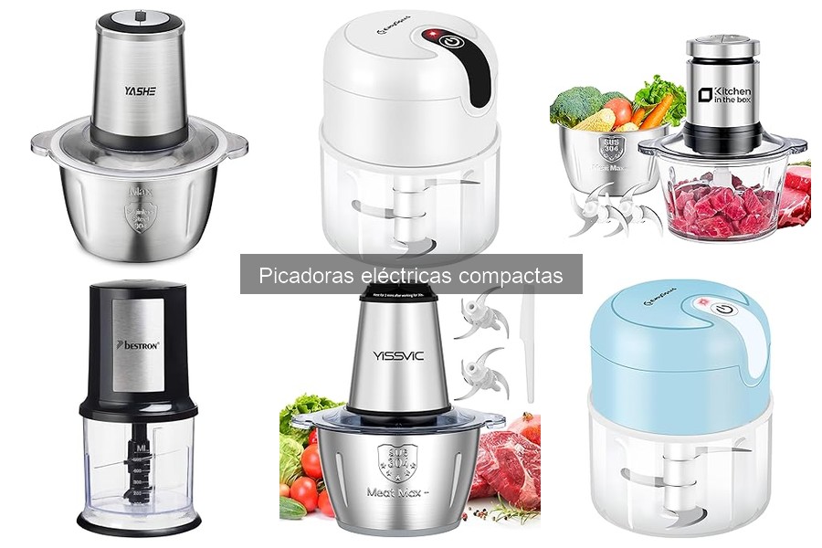 Comparativa: Picadoras eléctricas compactas vs manuales