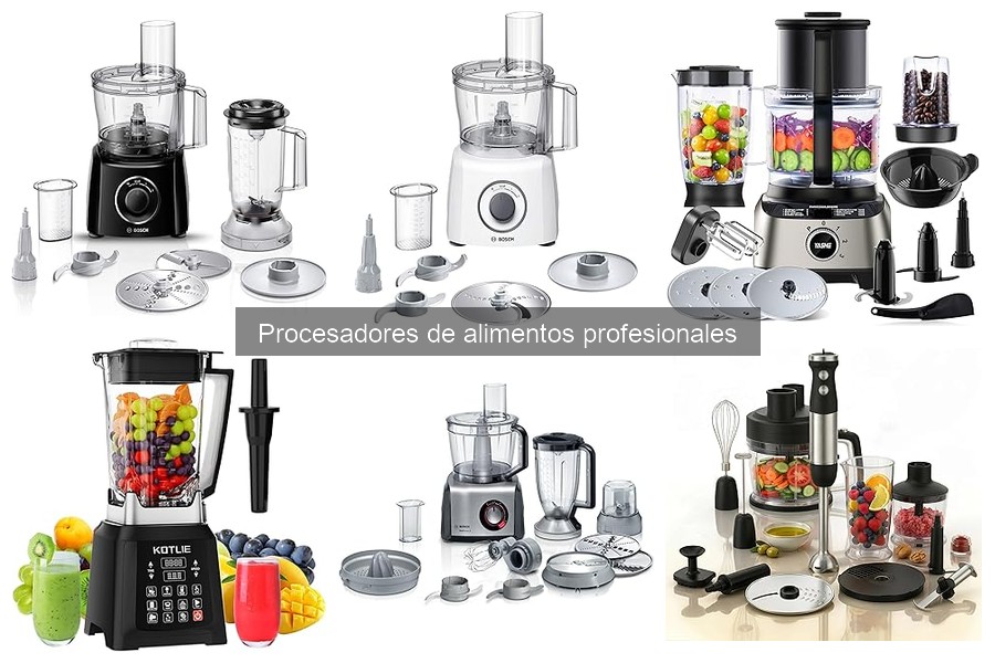 Comparativa: Procesadores de alimentos profesionales vs. domésticos