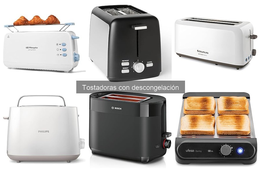 Comparativa: Tostadoras con y sin función de descongelación