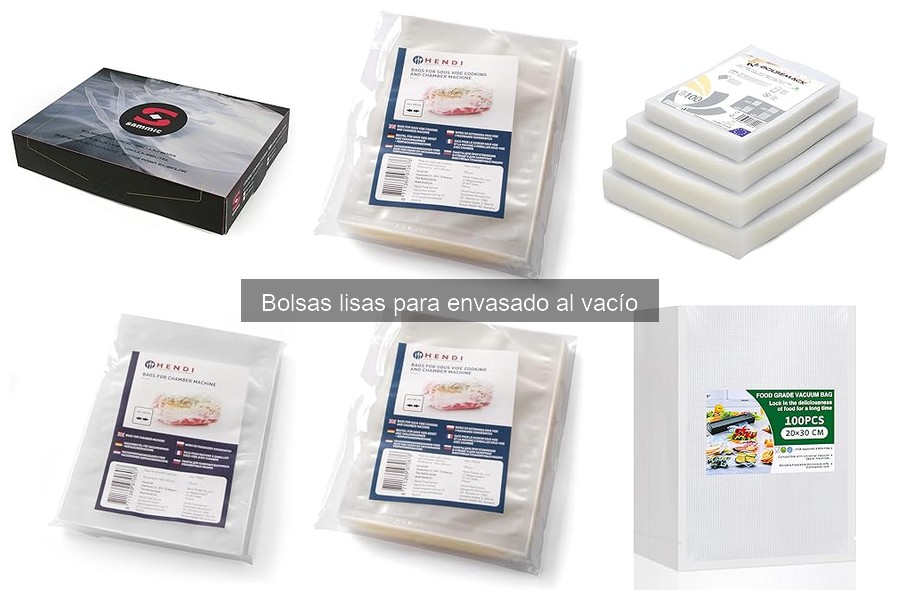 Consejos para elegir bolsas lisas para envasado al vacío