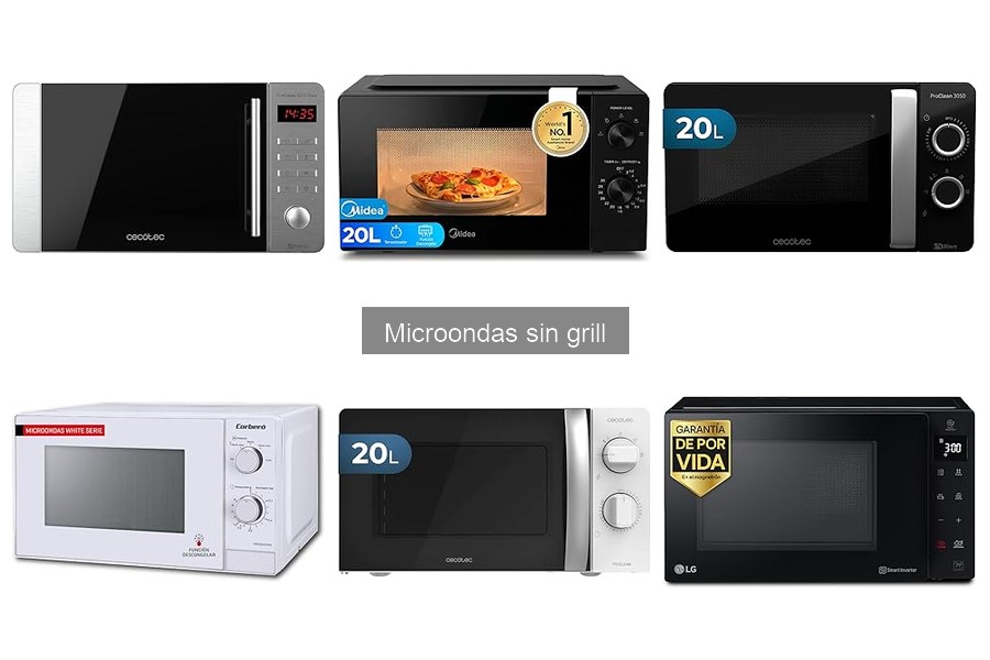 Consejos para usar un microondas sin grill eficientemente