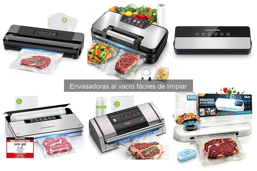 ¿Cuánto cuesta una envasadora al vacío fácil de limpiar?