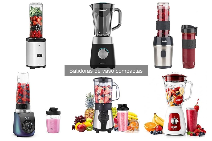 Dónde comprar batidoras de vaso compactas a buen precio