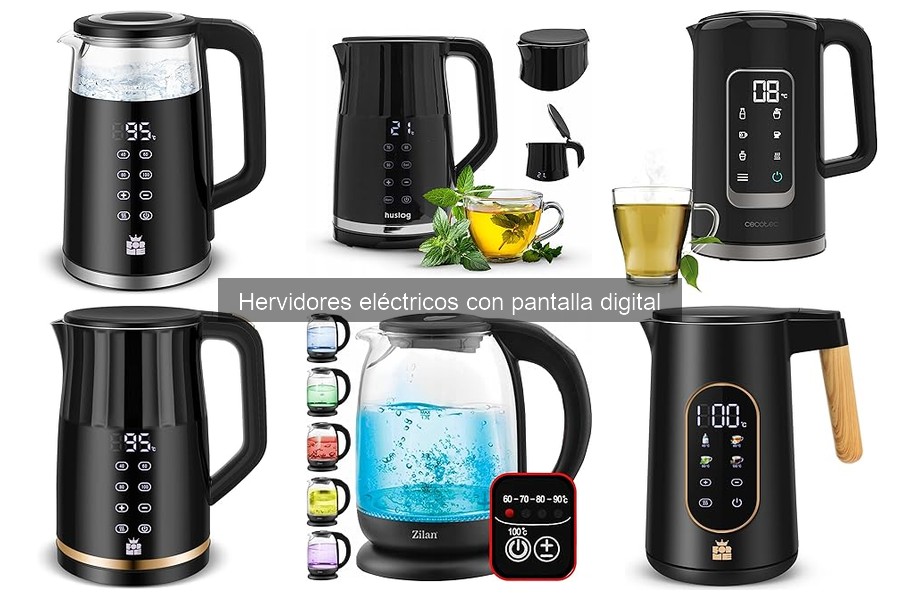 ¿Dónde comprar hervidores eléctricos con pantalla digital baratos?