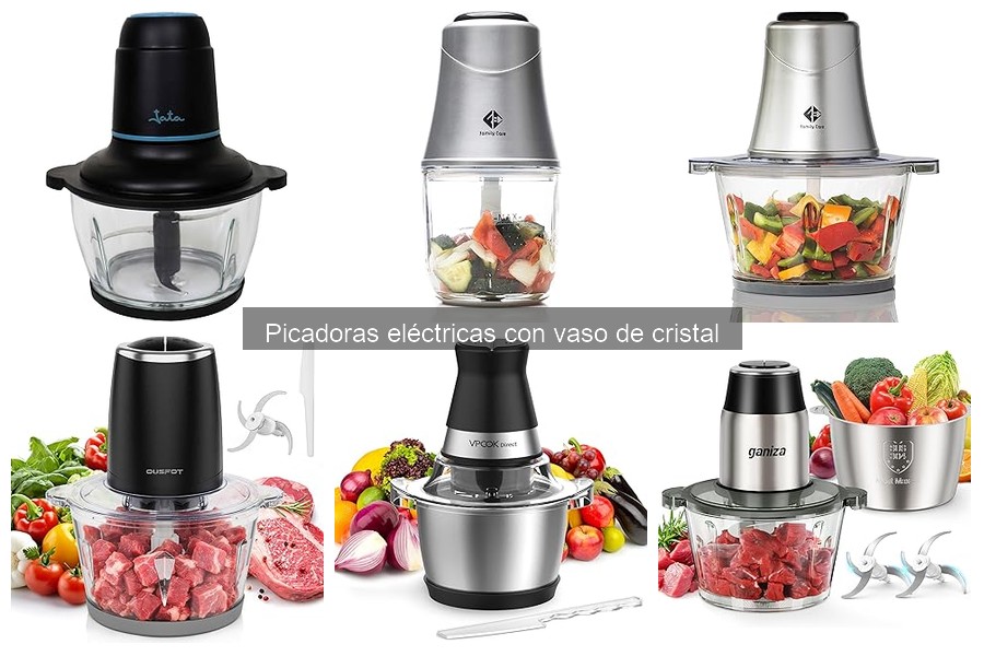 Dónde Comprar Picadoras Eléctricas con Vaso de Cristal y Precios