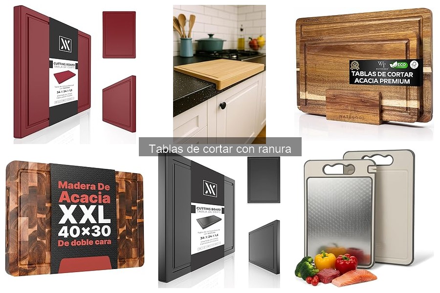 Dónde comprar tablas de cortar con ranura: opciones y precios
