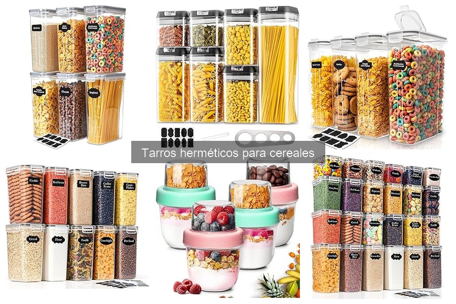 Dónde comprar tarros herméticos para cereales baratos