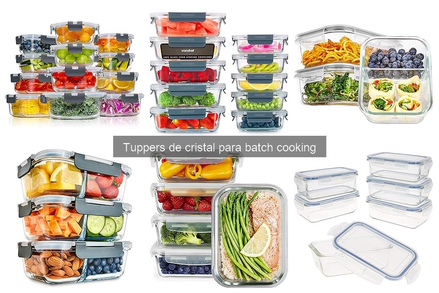 Dónde comprar tuppers de cristal para batch cooking
