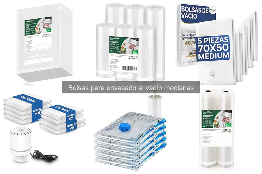 Duración de Alimentos en Bolsas para Envasado al Vacío