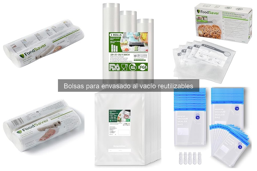 Errores comunes al usar bolsas para envasado al vacío reutilizables