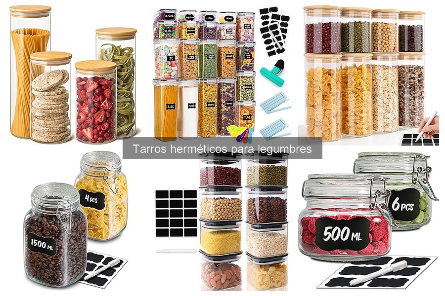 Errores comunes al usar tarros herméticos para legumbres