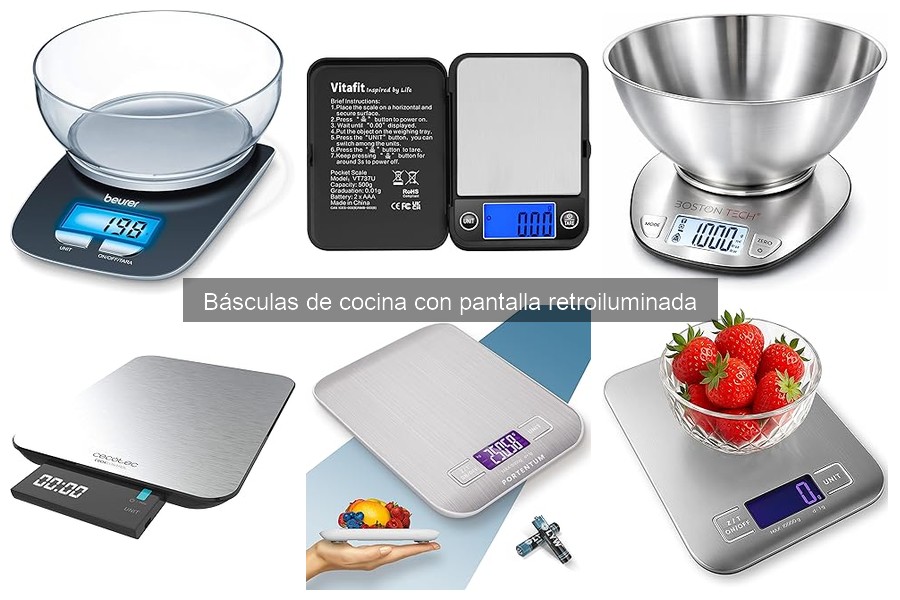 Funcionalidades Extra de las Básculas de Cocina con Pantalla Retroiluminada
