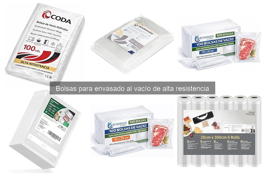 Guía de compra: Bolsas para envasado al vacío de alta resistencia