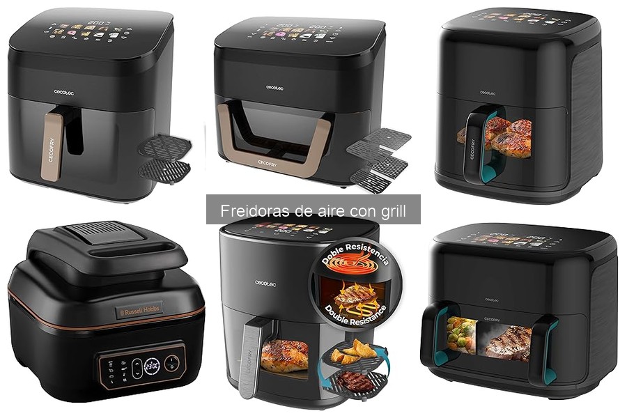 Guía de compra de freidoras de aire con grill