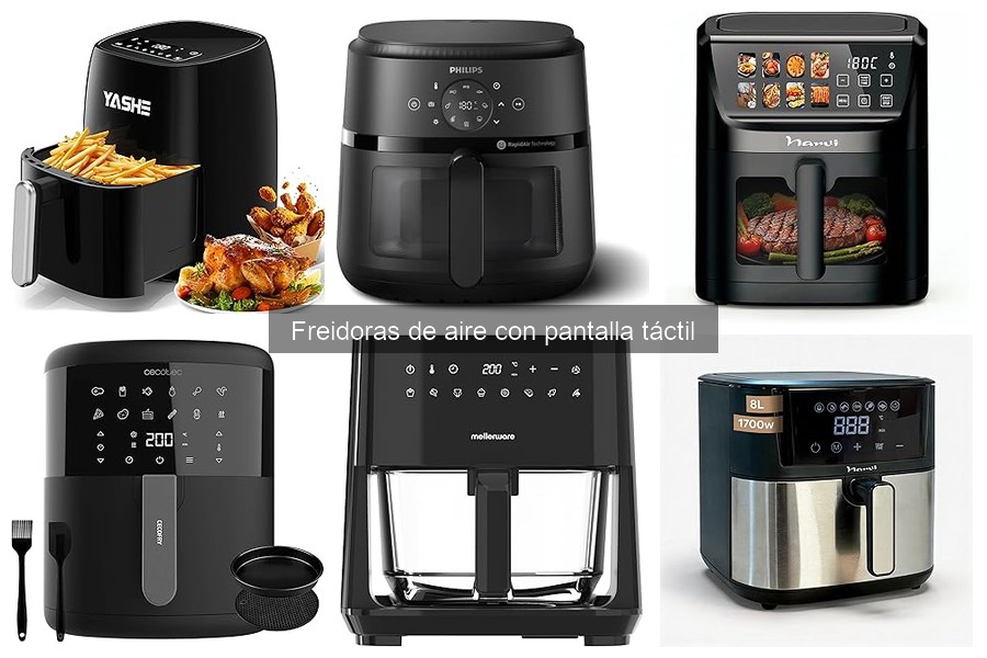 Guía de compra de freidoras de aire con pantalla táctil