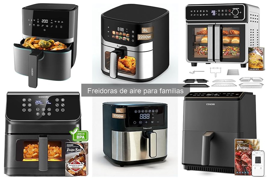 Guía de compra de freidoras de aire para familias